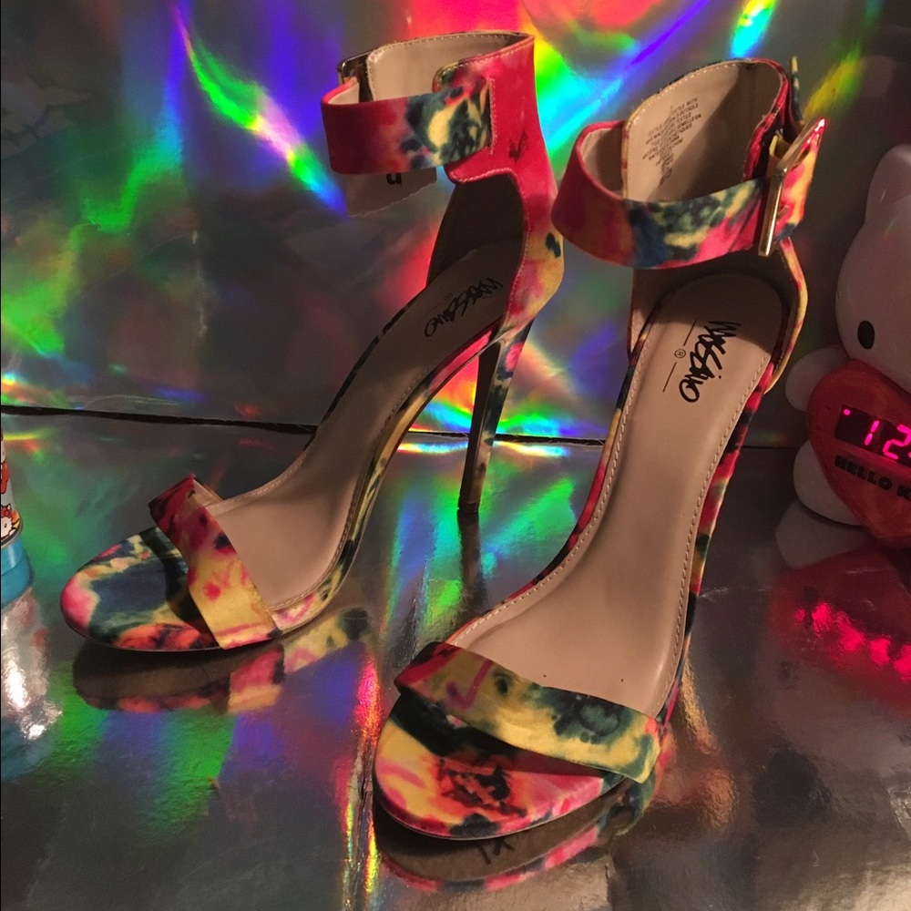 Mossimo Tie Die Sandal Heels