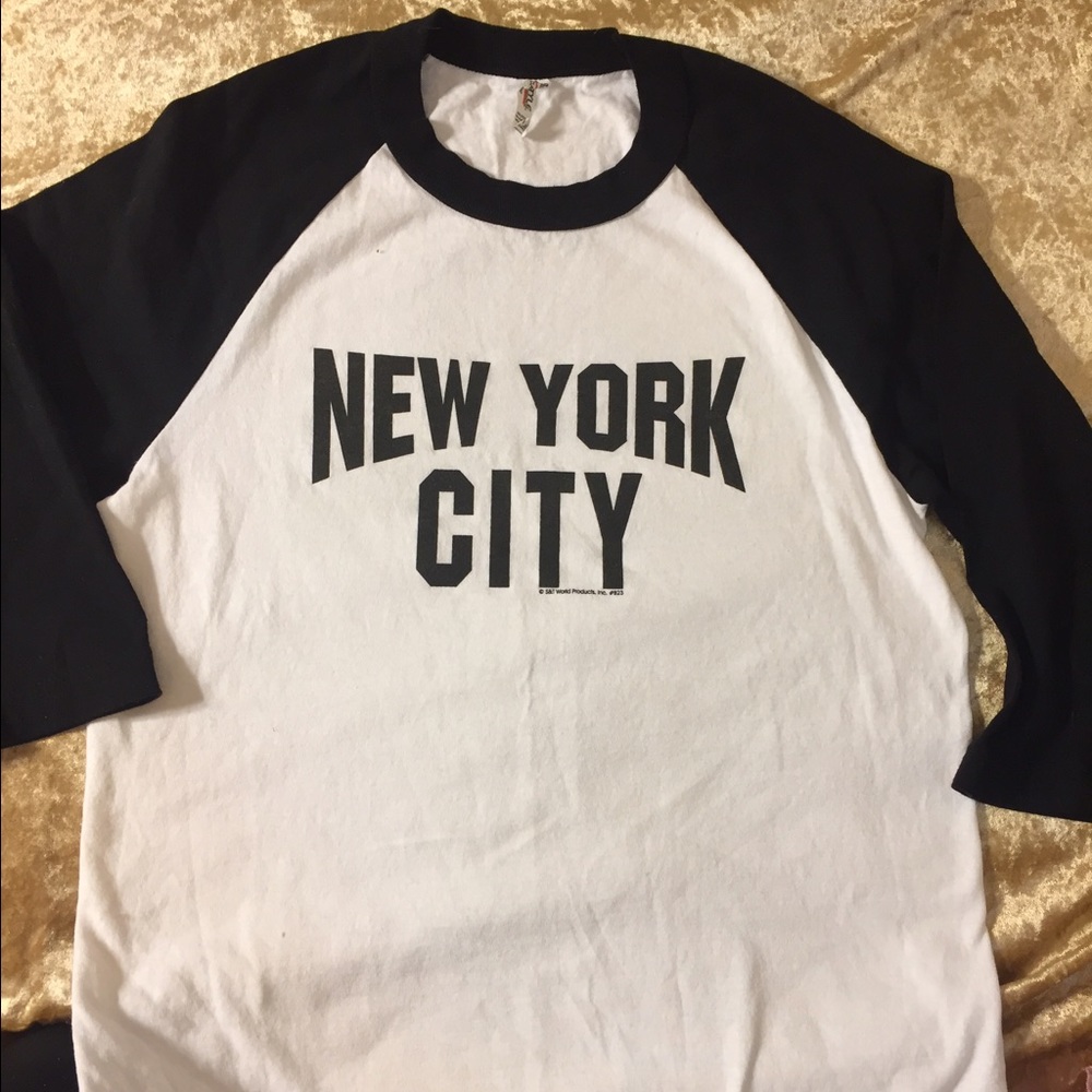 ❌DONATED❌New York City Black Sleeve Raglan