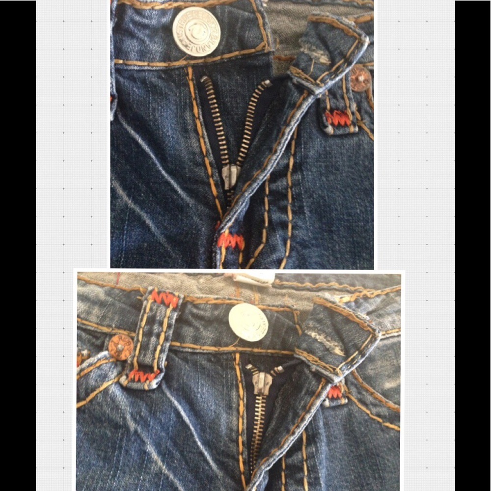 True Religion Johnny Super T Straight Leg size 27 - Picture 7 of 7