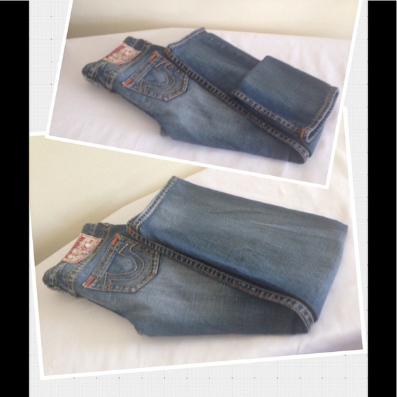 True Religion Johnny Super T Straight Leg size 27 - Picture 1 of 7