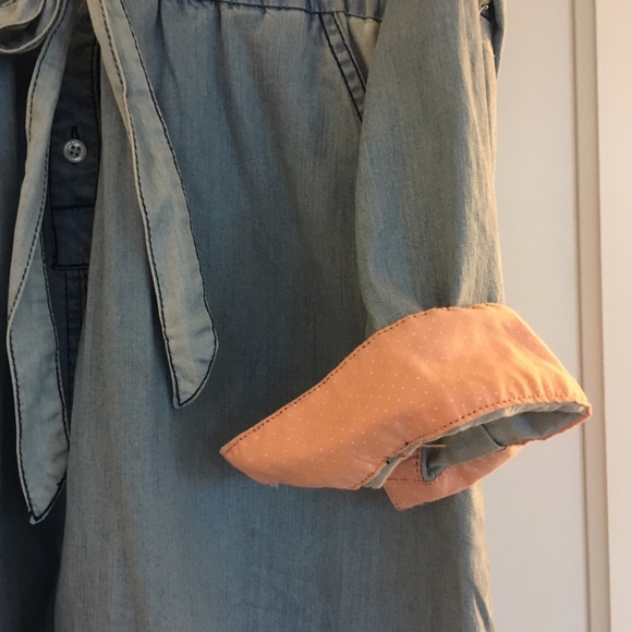 Anthropologie Holding Horses Chambray Shirtdress - Picture 3 of 6