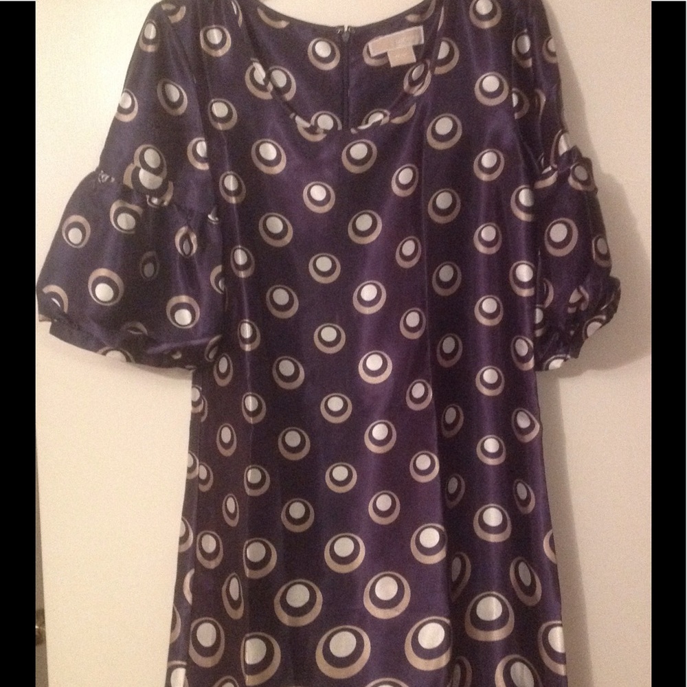 MICHAEL Michael Kors dark blue A line dress