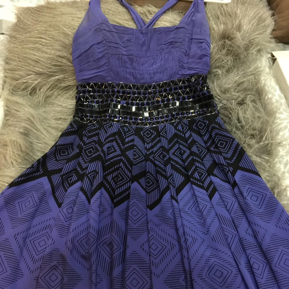 Beautiful purple beaded dress
