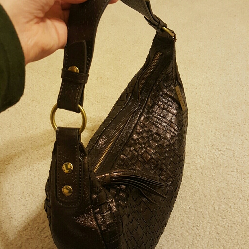 Elliott Lucca Hobo Style Bag Brown Metallic - Picture 2 of 3