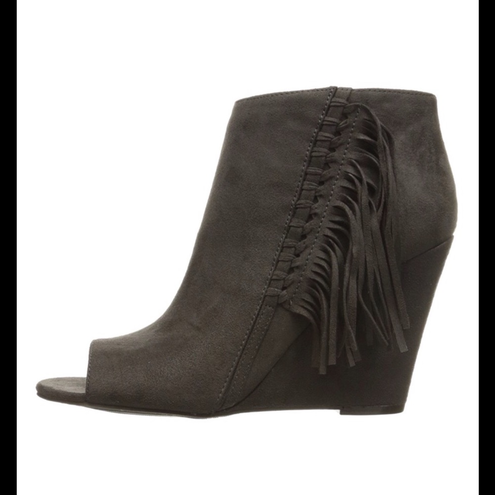 Fringe Side Ankle Bootie