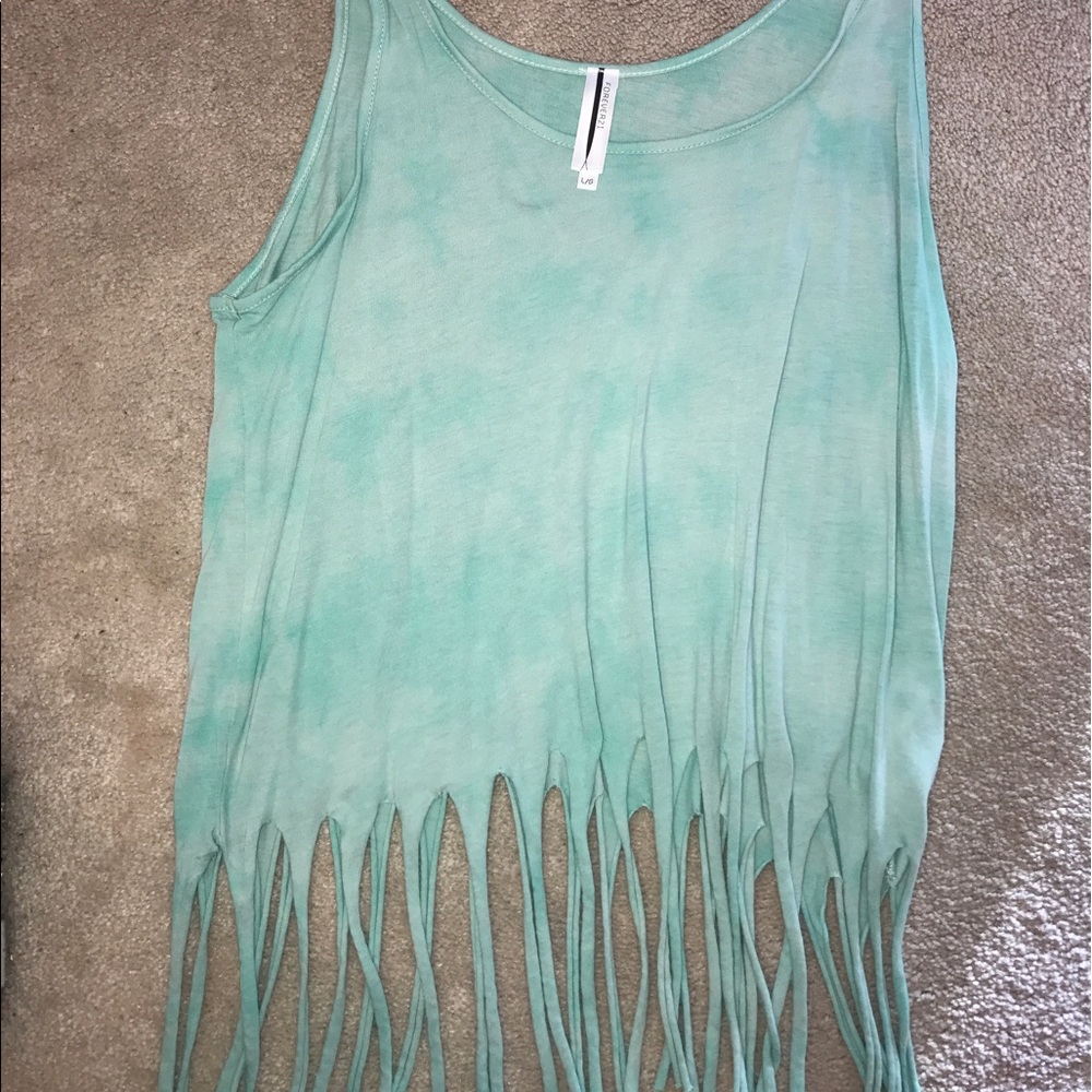 Forever 21 fringe crop top