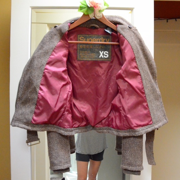 Asymmetrical Zip Tweed Jacket - Picture 6 of 8