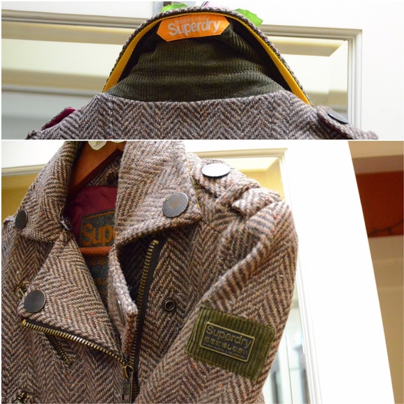 Asymmetrical Zip Tweed Jacket - Picture 8 of 8