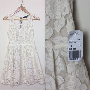 PRICE DROP New Lace Skater Dress w/ Included Slip