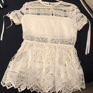 ALEXIS JULIANA TOP IN WHITE - sold out!! Brand new