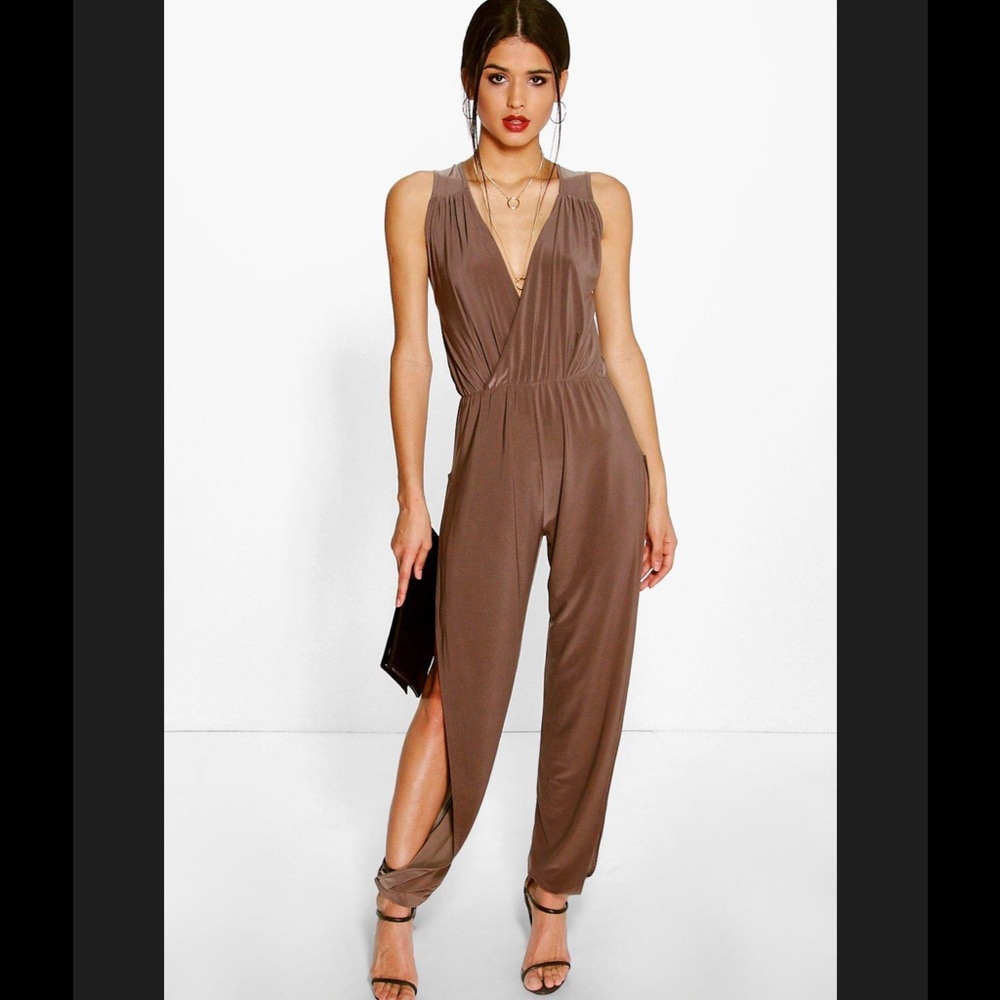 Side Split Jumpsuit size 4 {SOLD}