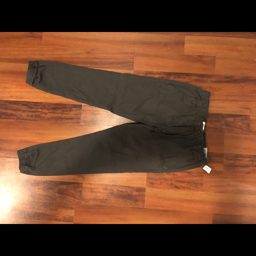 Twill jogger pants