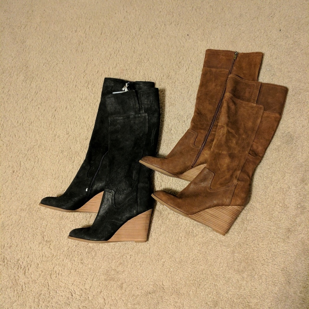 NWOT Franco Sarto suede boots