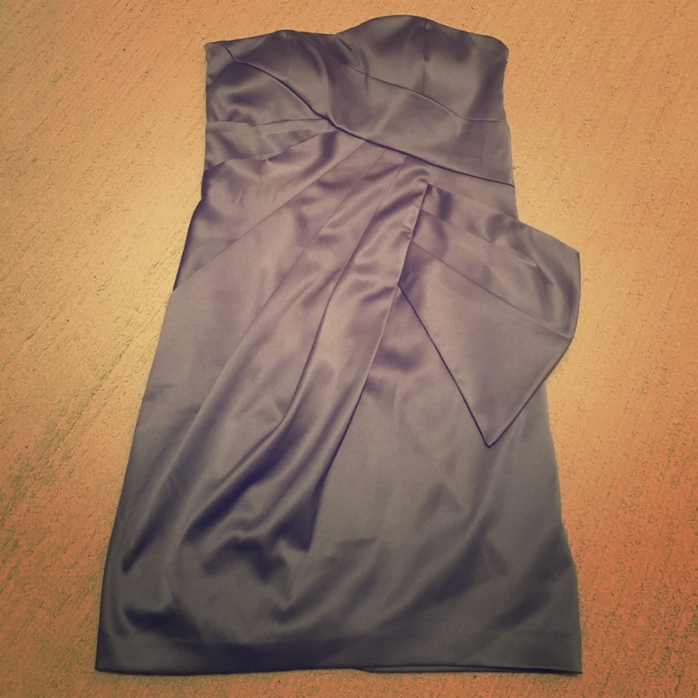 Max and Cleo Peplum Sweetheart Dress