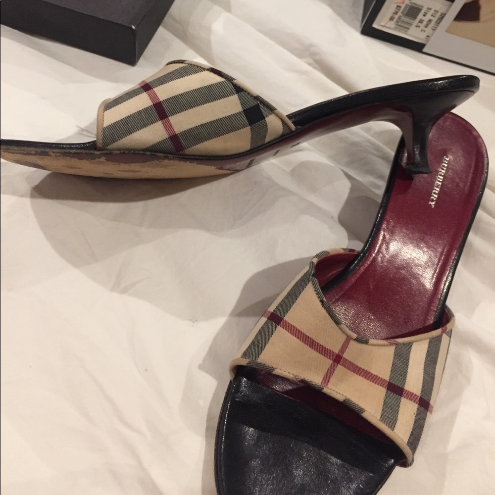 Burberry mules