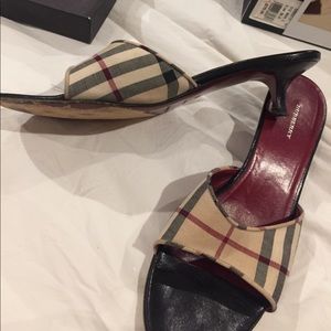 Burberry mules