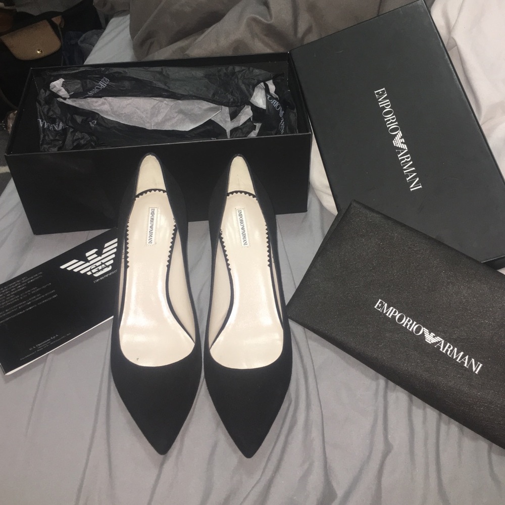 Black shoes Emporio Armani