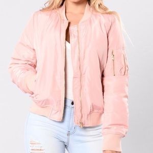 Pink bomber jacket 🌸