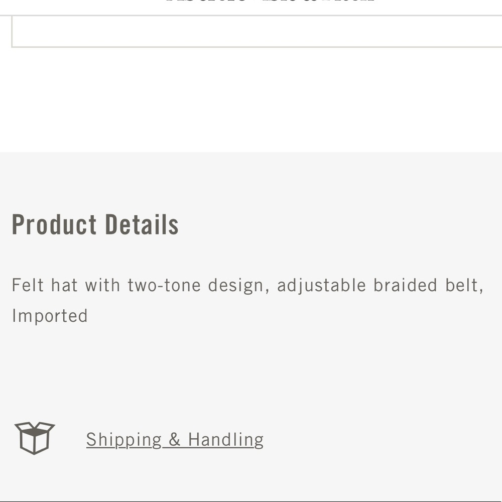 NWT Abercrombie and Fitch Two Tone Felt Hat - Picture 5 of 5