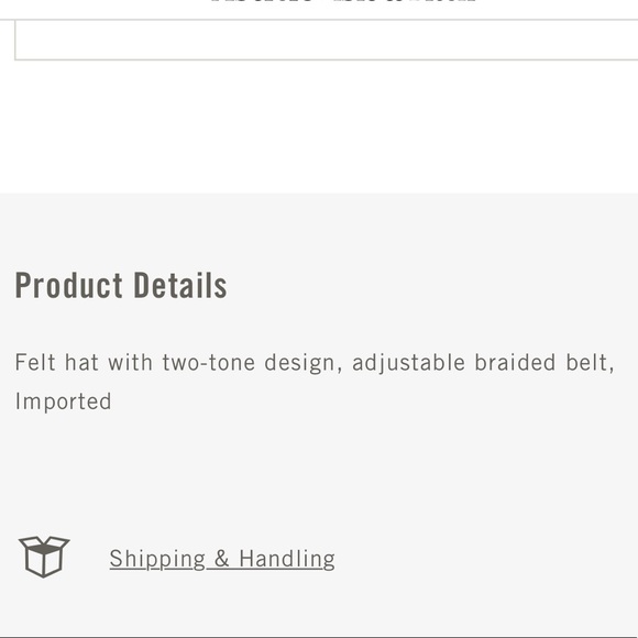 NWT Abercrombie and Fitch Two Tone Felt Hat - Picture 5 of 5