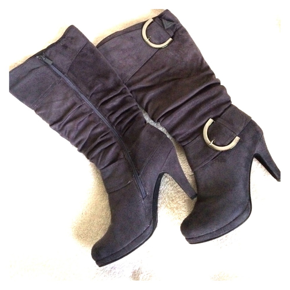 Top Moda | Suede Gray Boots