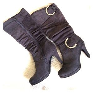 Top Moda | Suede Gray Boots