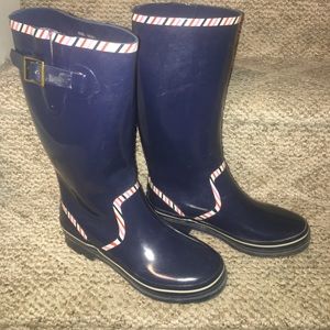 Navy Blue Kate Spade Rain Boots