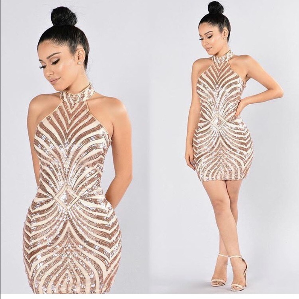 Fashion nova sequence "diva vibes" dress NWT