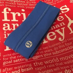 Blue lululemon headband