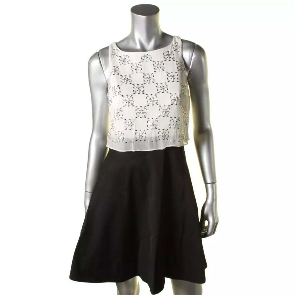 NWT Aiden Mattox Silk Dress size 2 retail @ $385