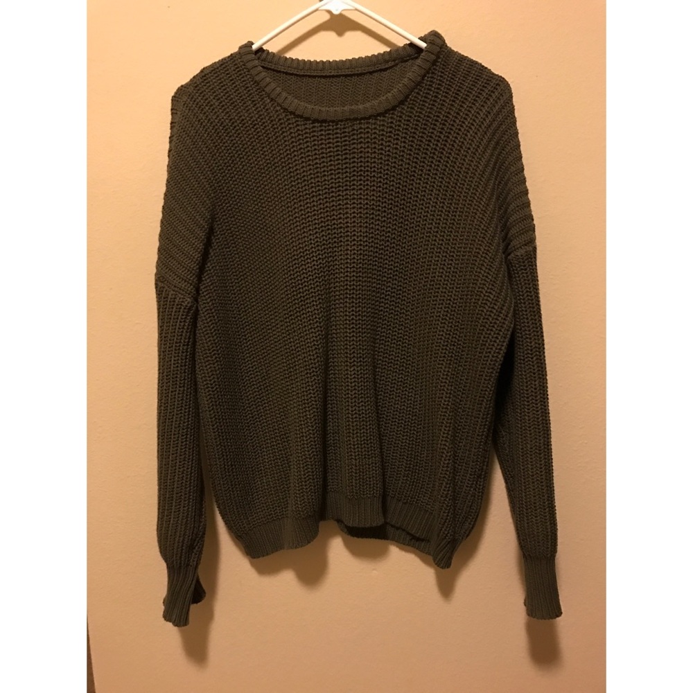 Brand Melville Dark Green Knit Sweater