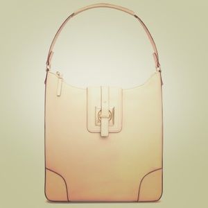 KATE SPADE Easton Susanna Leather Hobo, Off White