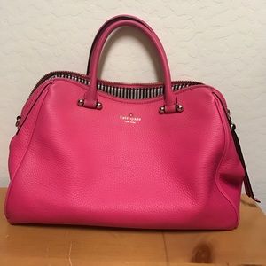 Hot Pink kate Spade Charles Street Audrey handbag