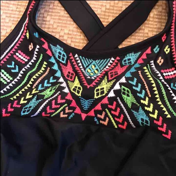 Target Neon Ruffle Bikini Top - Picture 2 of 2