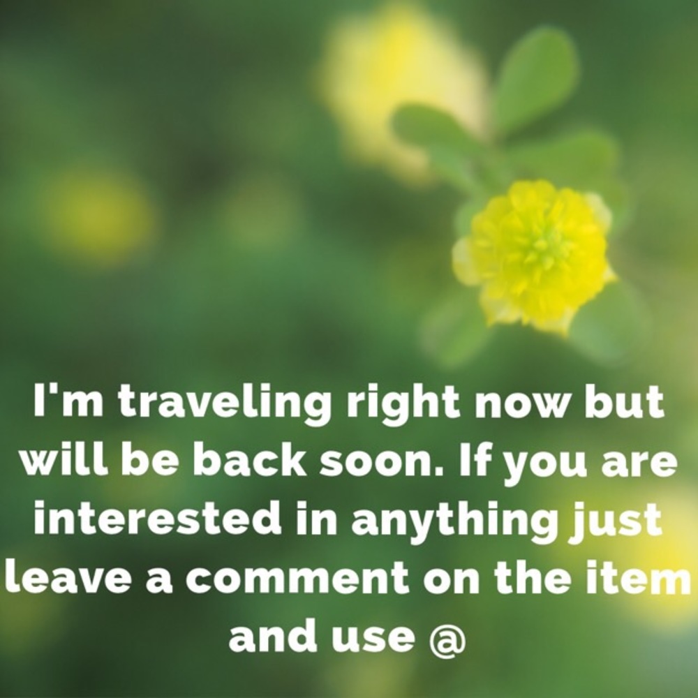 I'll be back soon!