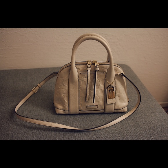 Coach Bleeker Mini Preston Satchel Emboss Leather - Picture 2 of 4