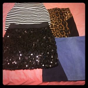 Bundle - 4 mini skirts