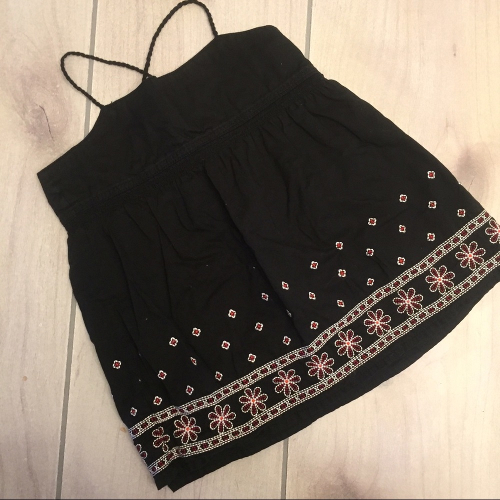 Embroidered tank top