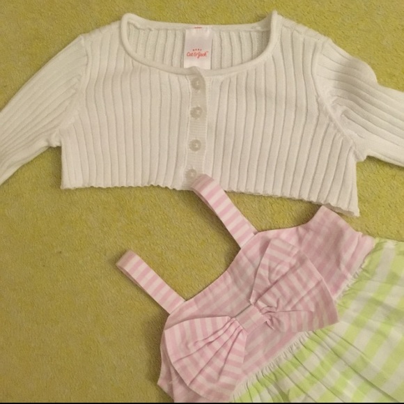 Infant's spaghetti strap dress 👗 with sweater - Picture 4 of 4
