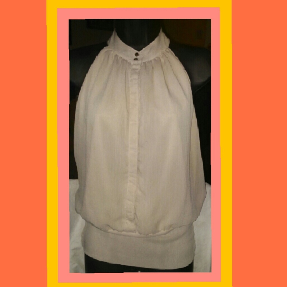 ♦️3@$15!♦️Ladies Button Front Halter by Faisca