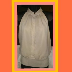 ♦️3@$15!♦️Ladies Button Front Halter by Faisca
