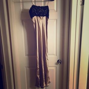 Vintage 90’s Champagne colored evening gown