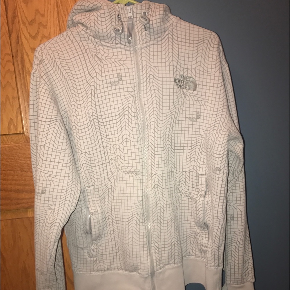 North face grey hoodie