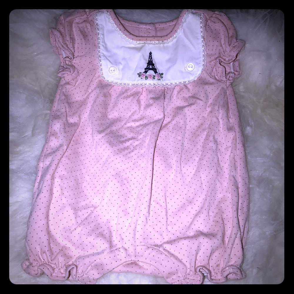 Janie and Jack Baby Girl's Romper