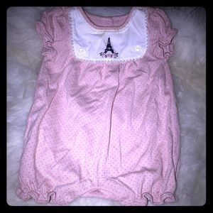 Janie and Jack Baby Girl's Romper