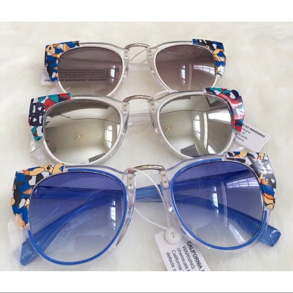 Mosaic Cat Eye Sunglasses. - Picture 2 of 3