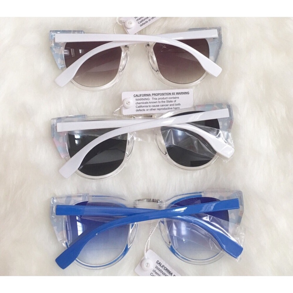 Mosaic Cat Eye Sunglasses. - Picture 3 of 3