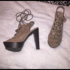 Wrap Around/ Lace Up Heels