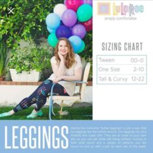 LulaRoe OS leggings - Picture 6 of 7