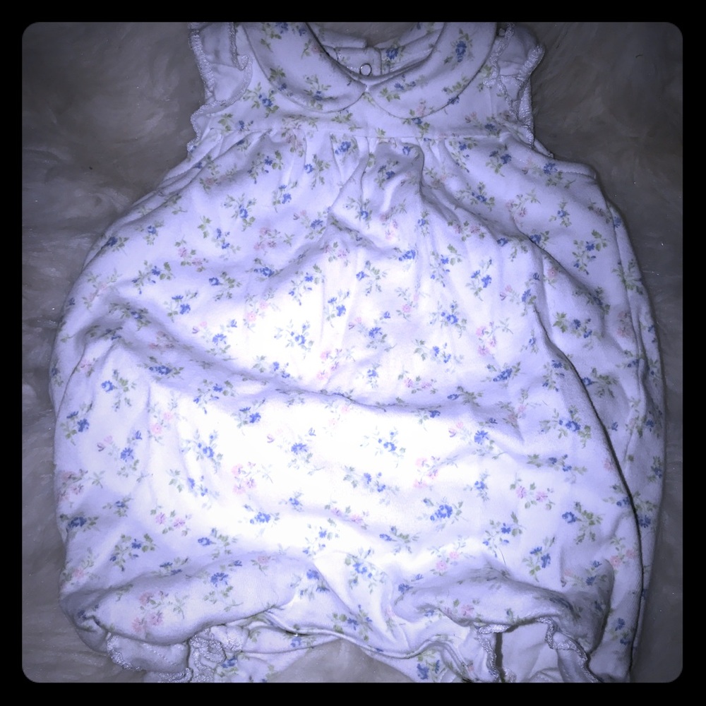 NWOT. Ralph Lauren Baby Girl Romper. 6m